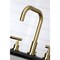 Kingston Brass FSC8933CML Manhattan Widespread Bathroom Faucet W/ Brass Pop-Up, Brass FSC8933CML - alternate 6
